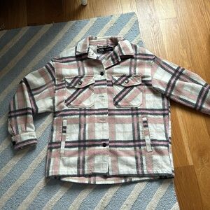 Zara; pink shacket